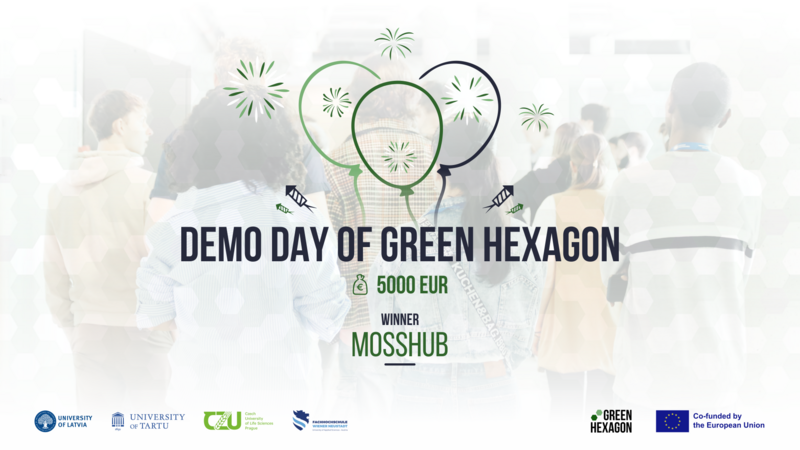 Starptautiskajā pirminkubācijas programmā "Green Hexagon" triumfē ekotehnoloģiju jaunuzņēmums “MossHub”